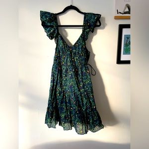 Hill house Lucia dress - midnight garden cotton voile